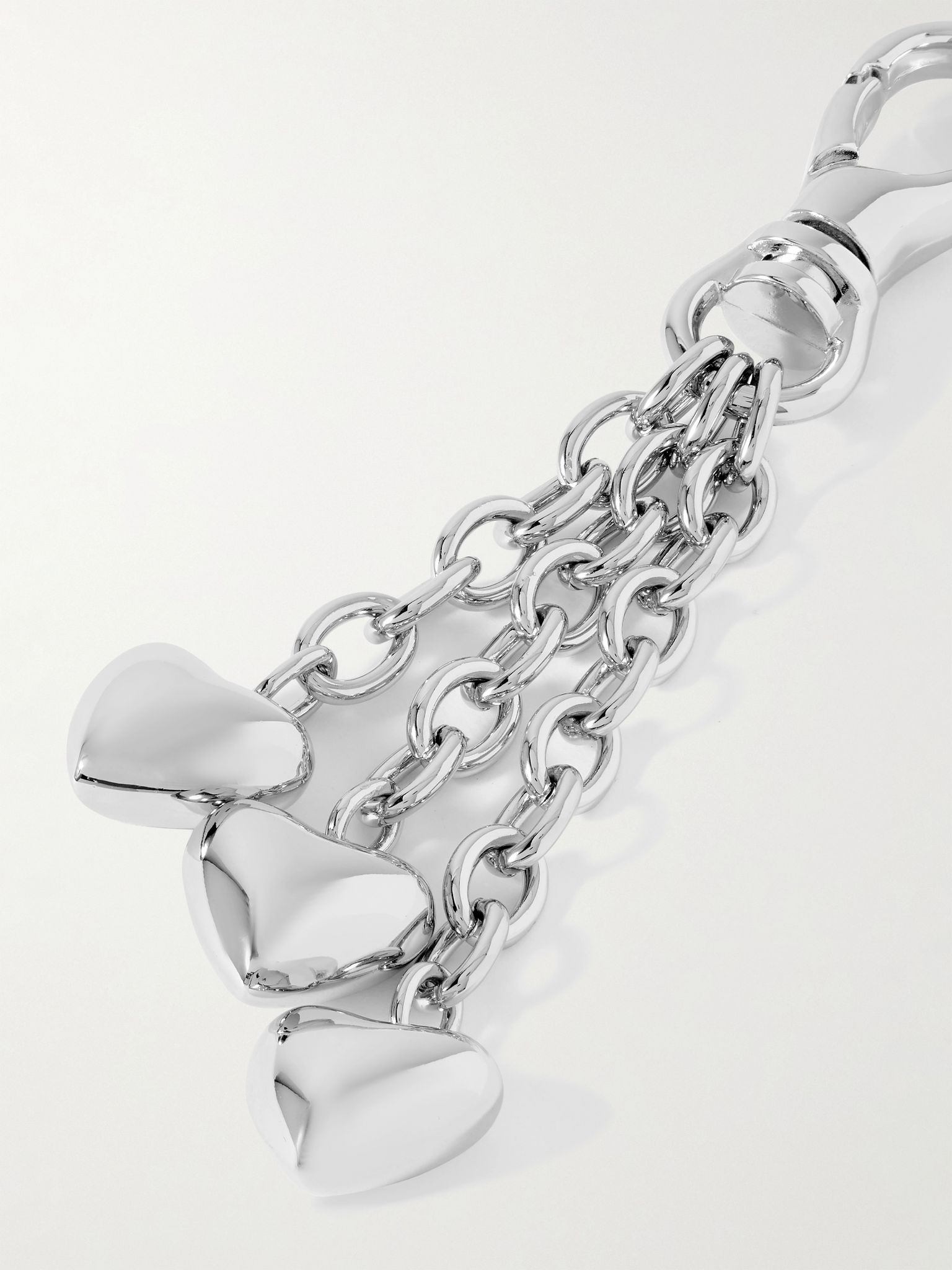 The Puffy Heart silver-tone bag charm Silver - 3