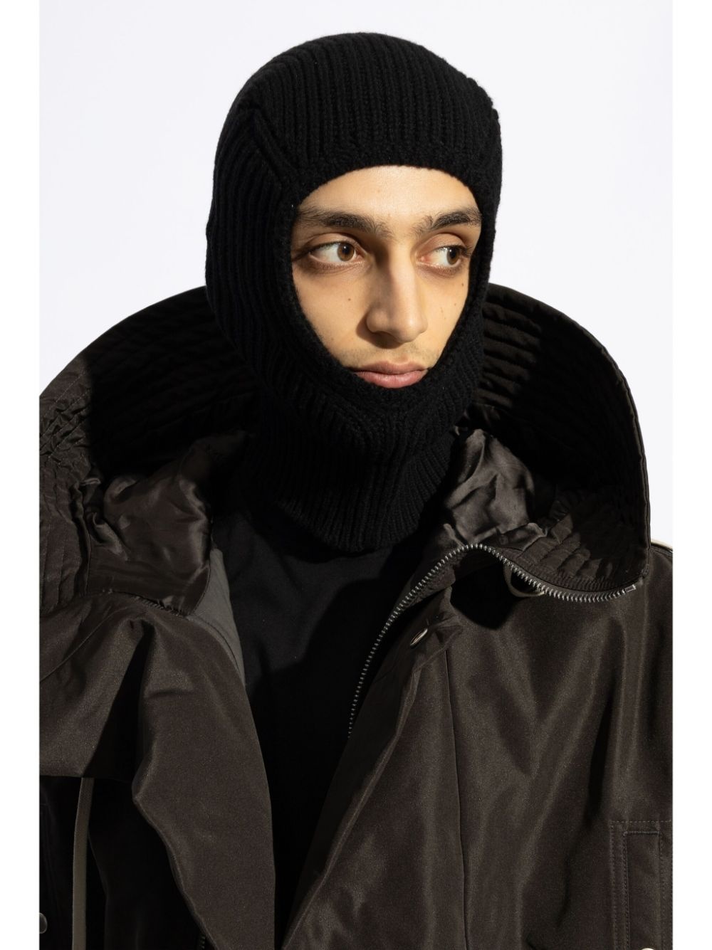 ribbed-knit balaclava - 2