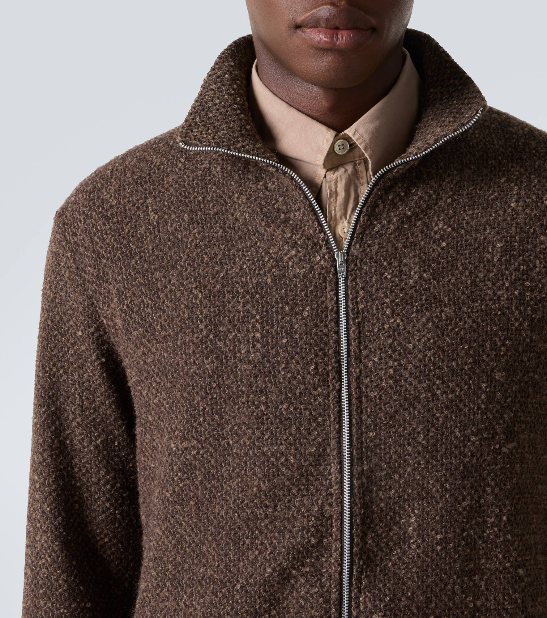 Shrunken knitted jacket - 6