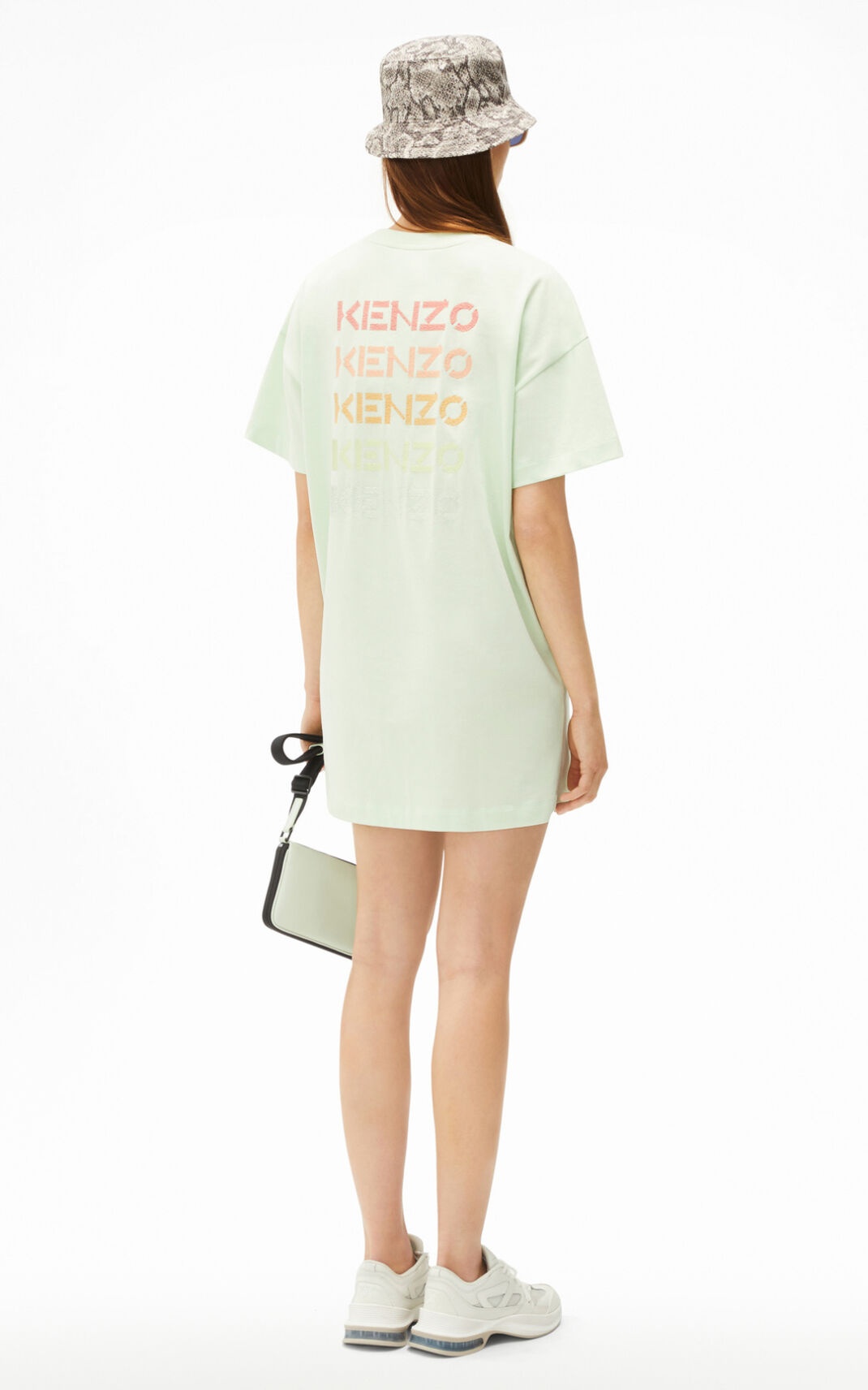 KENZO Logo boxy T-shirt dress - 3