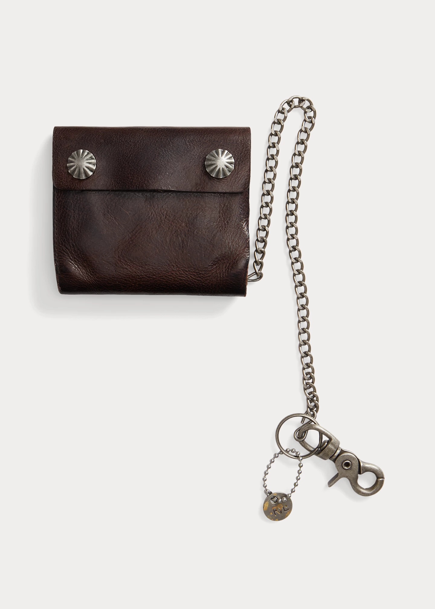 Leather Chain Wallet - 1
