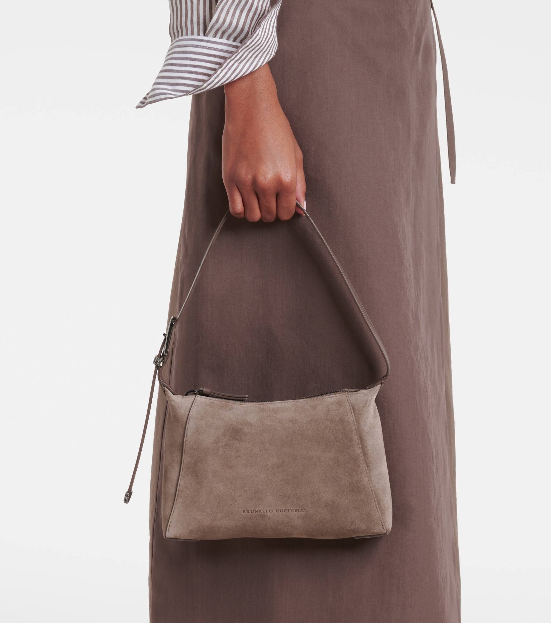 Duo Small suede shoulder bag - 2