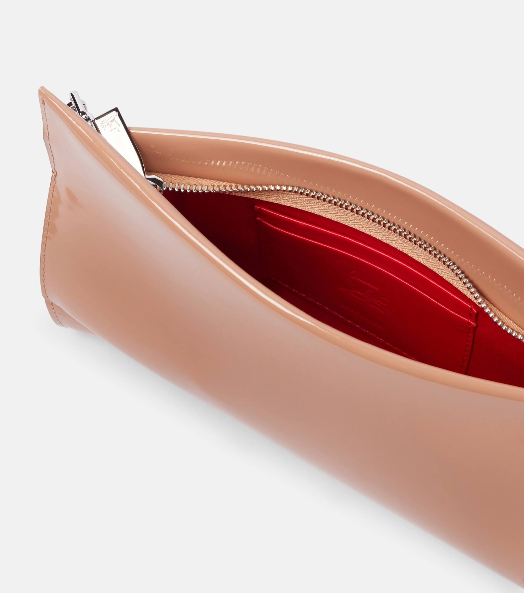 Loubitwist Small patent leather clutch - 3