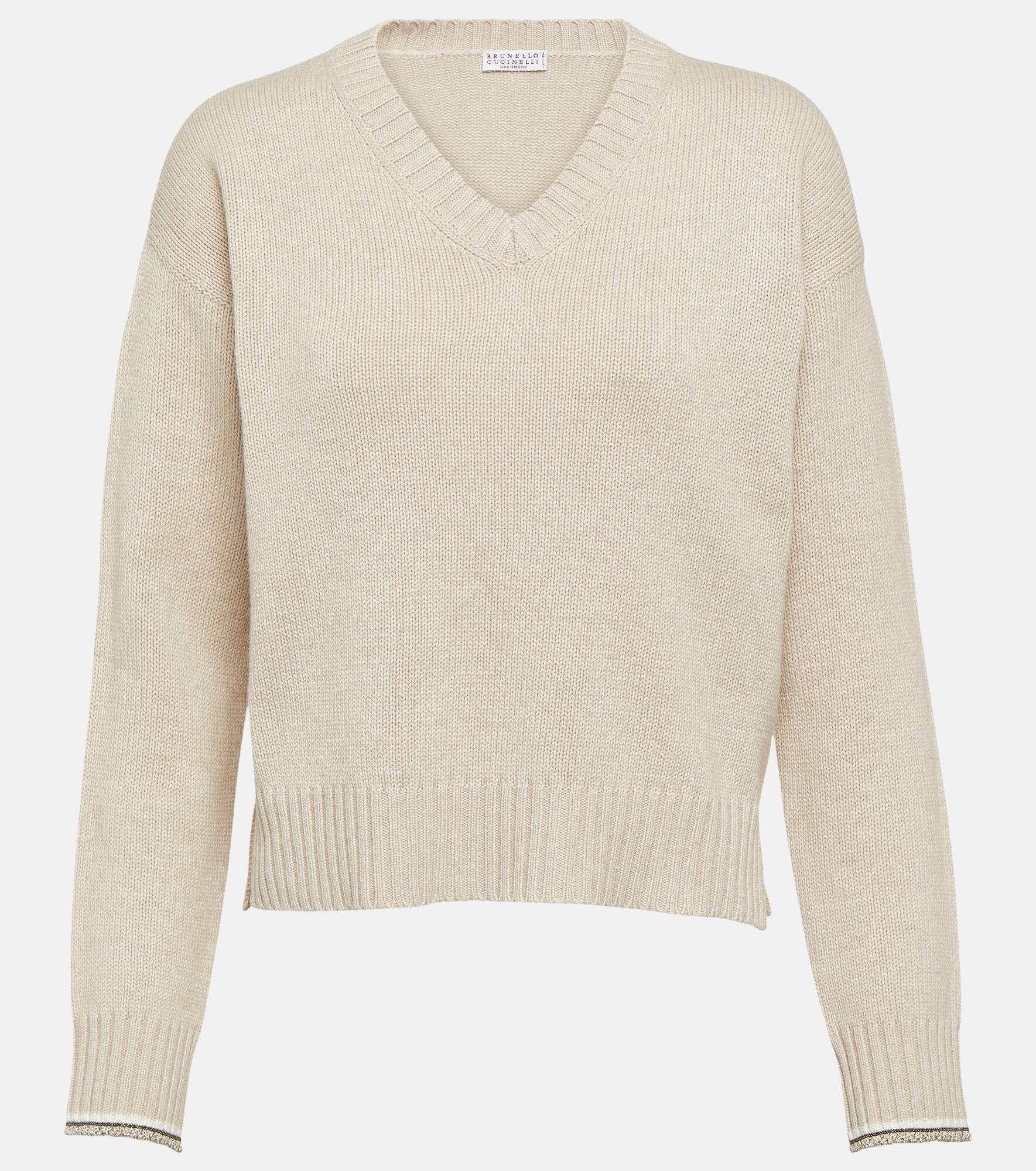 Wool, cashmere, and silk sweater - 1