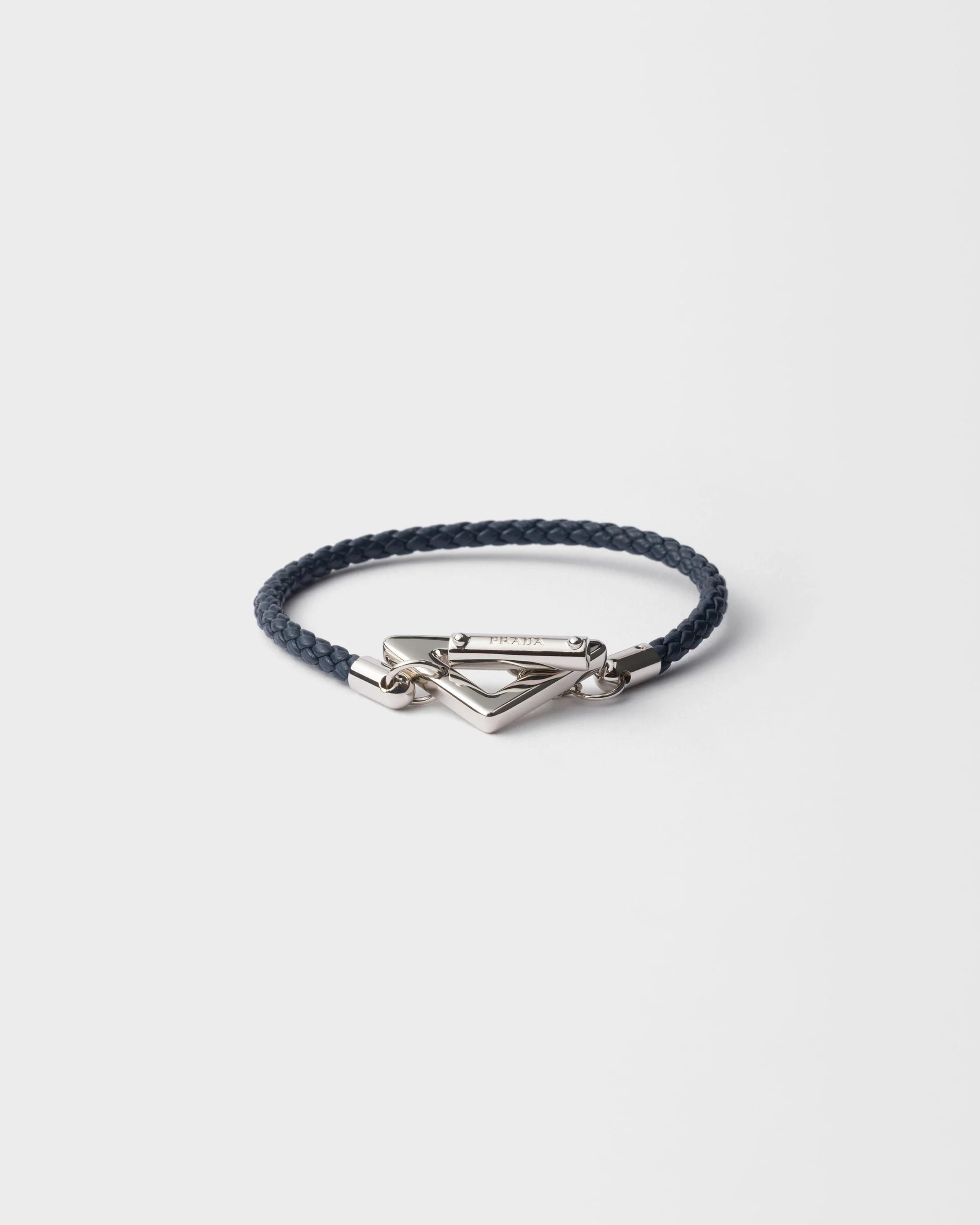 Braided nappa leather bracelet - 1