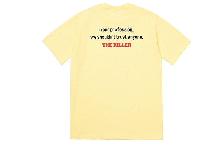 Supreme FW18 The Killer Trust Pale Yellow Tee SUP-FW18-675 - 2