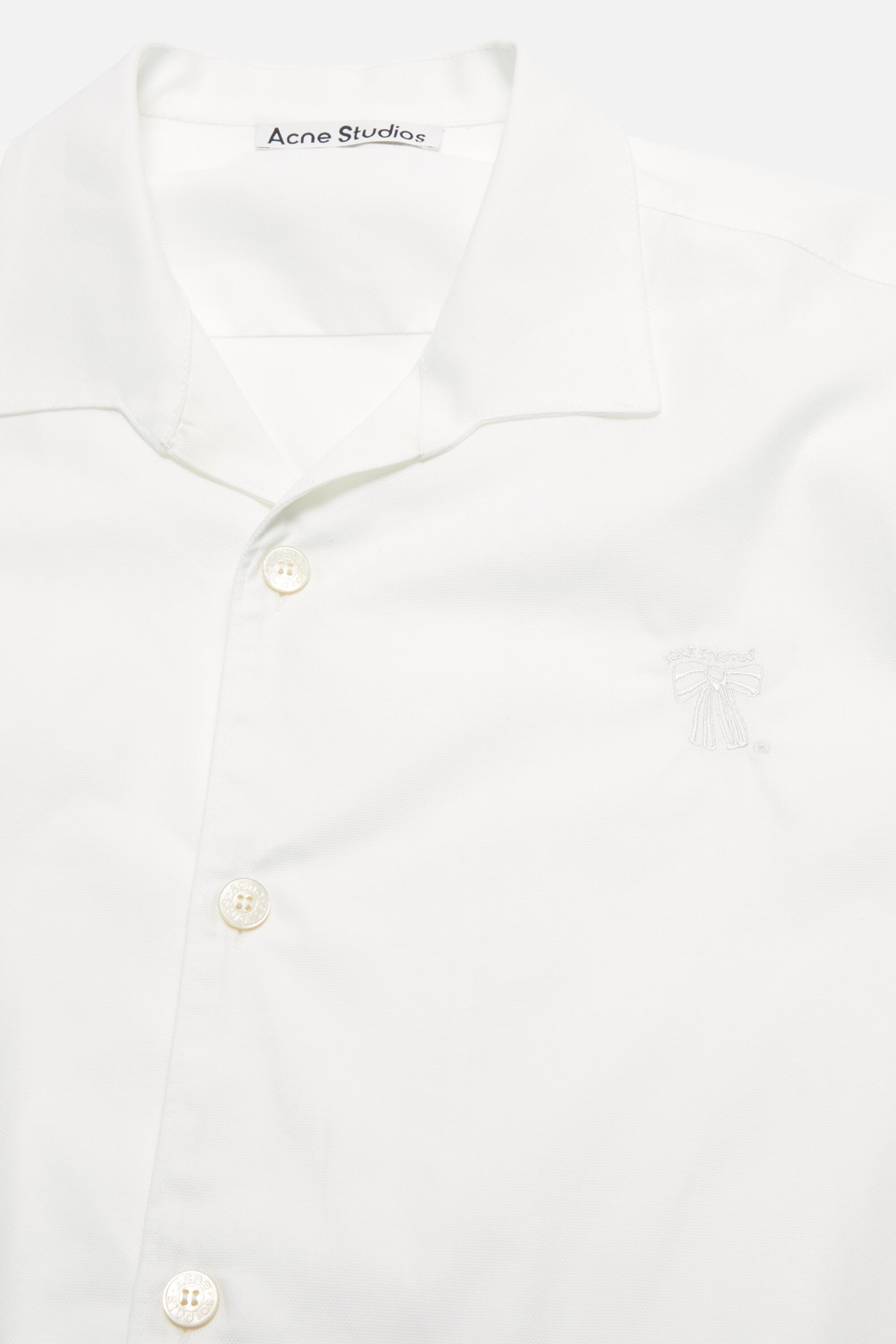 Button-up shirt - White - 5