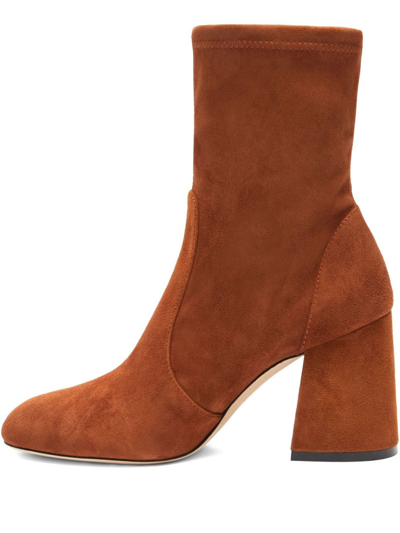 85mm Essentialist Stretch suede boots 1