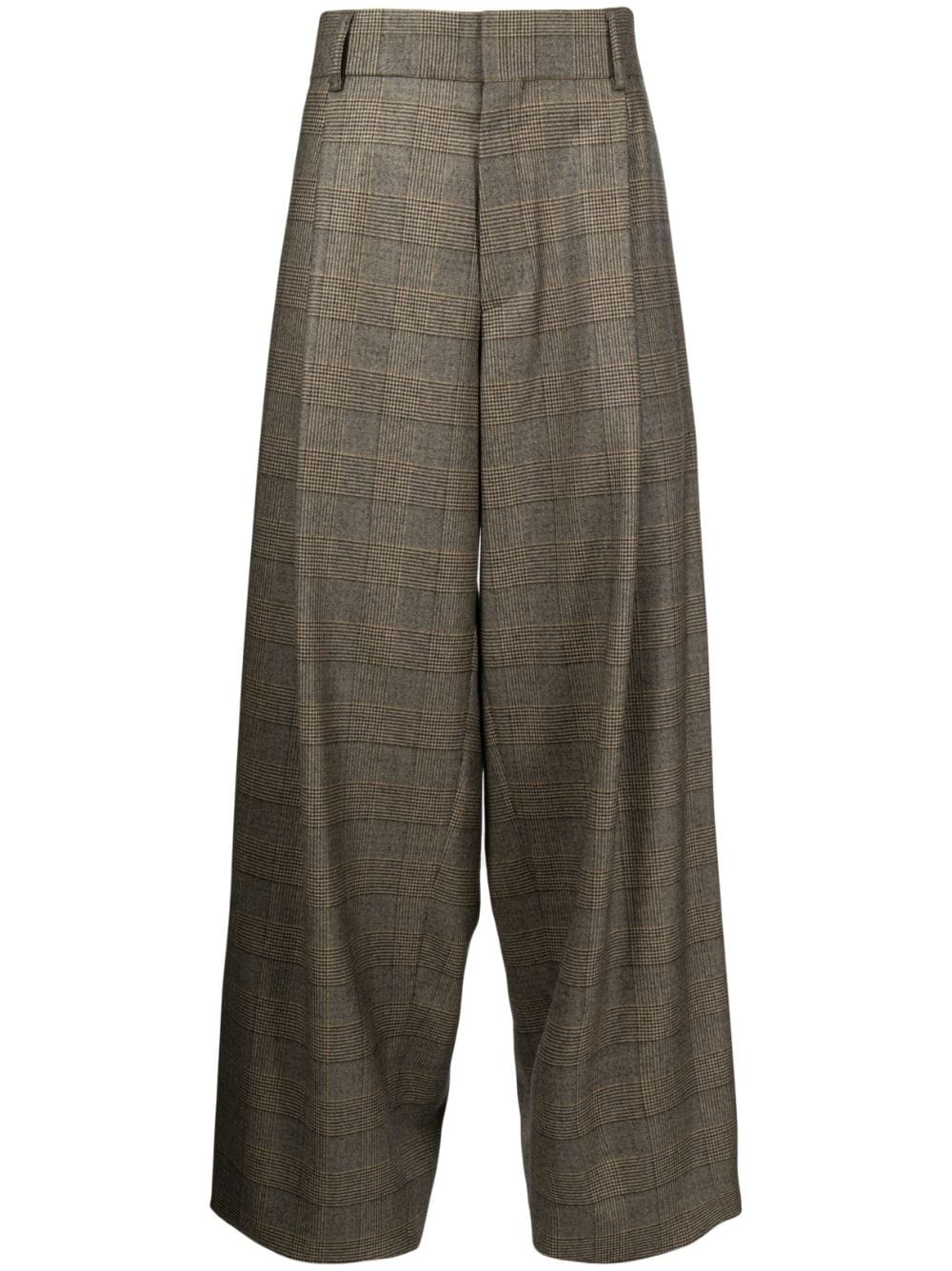 plaid tailored trousers - 2