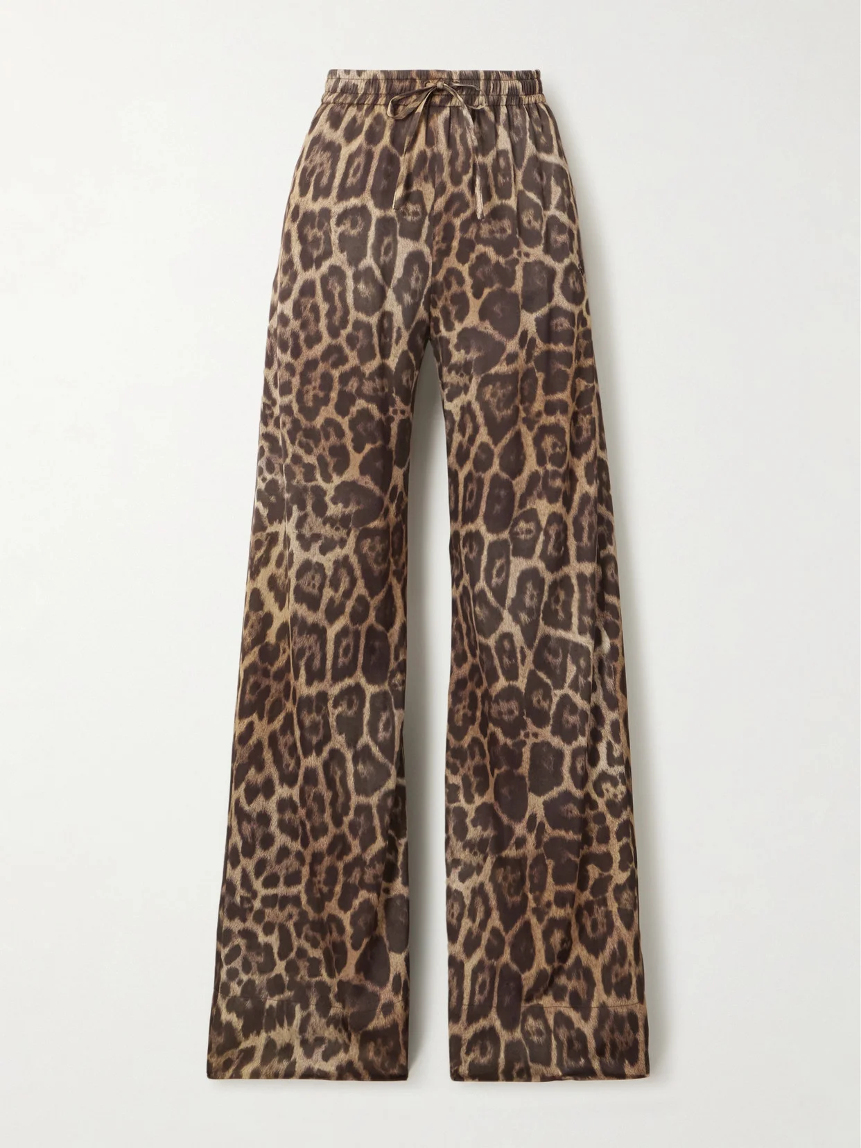 Leopard-print Lenzing Ecovero Wide-leg Pants - 1