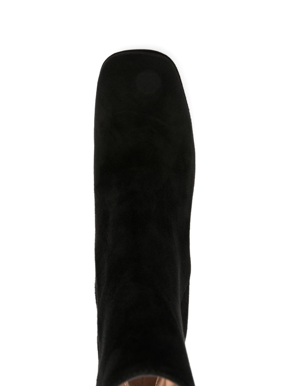 70mm Holly platform block-heel suede boots - 4