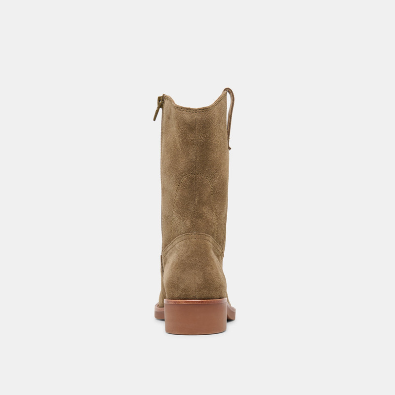 HALINE H2O BOOTS OLIVE SUEDE 9