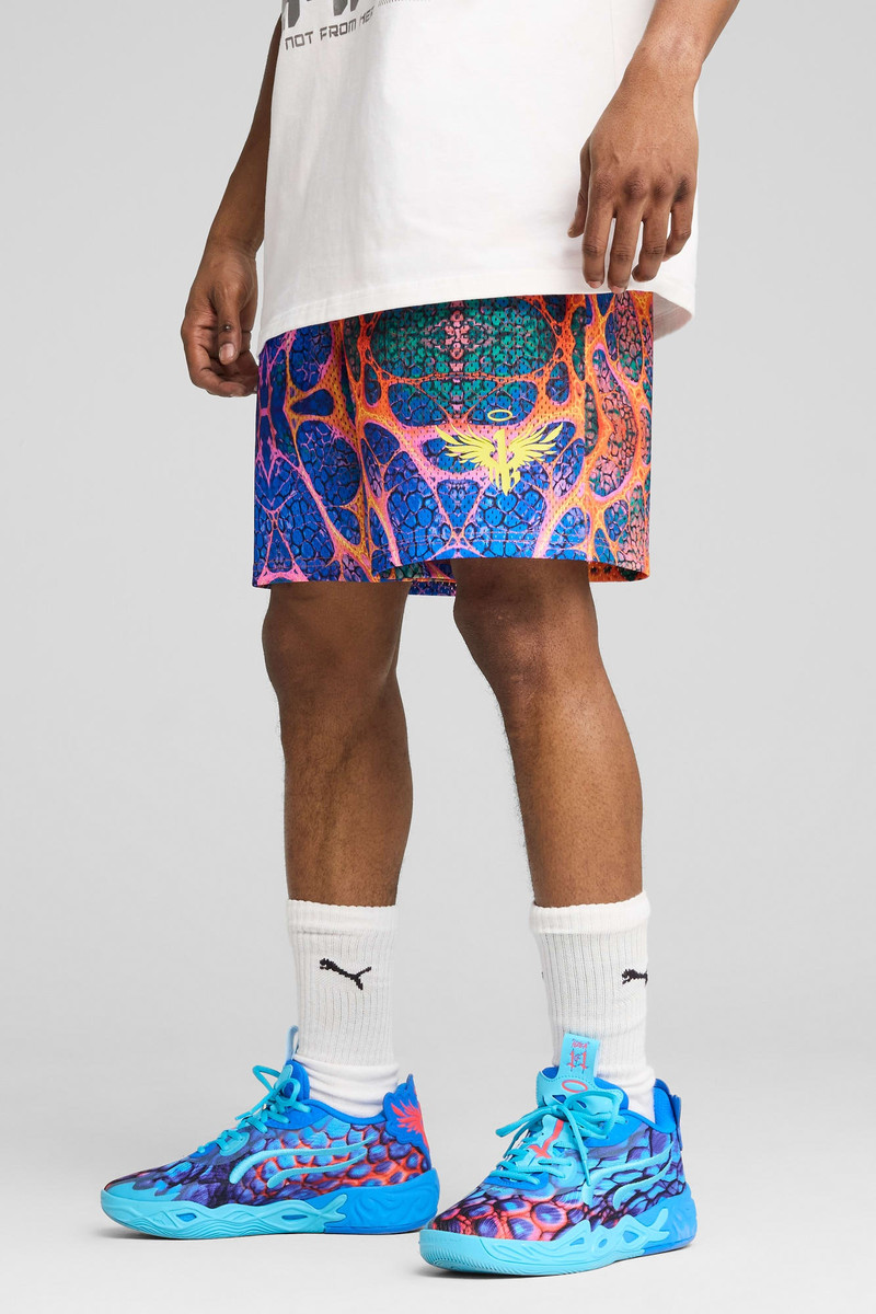 PUMA PUMA x LAMELO BALL Alien Skin Men's Basketball Shorts outlook