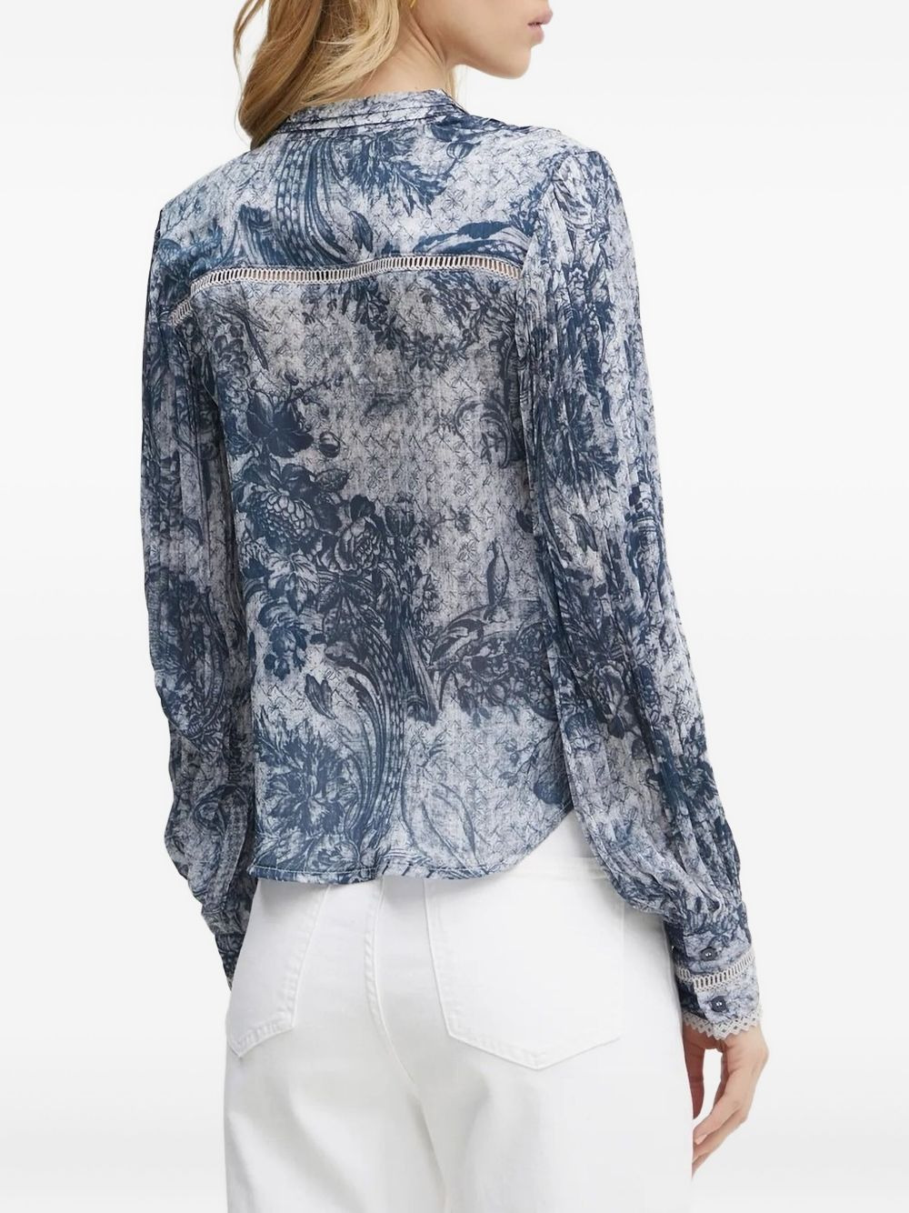 floral-print shirt - 3