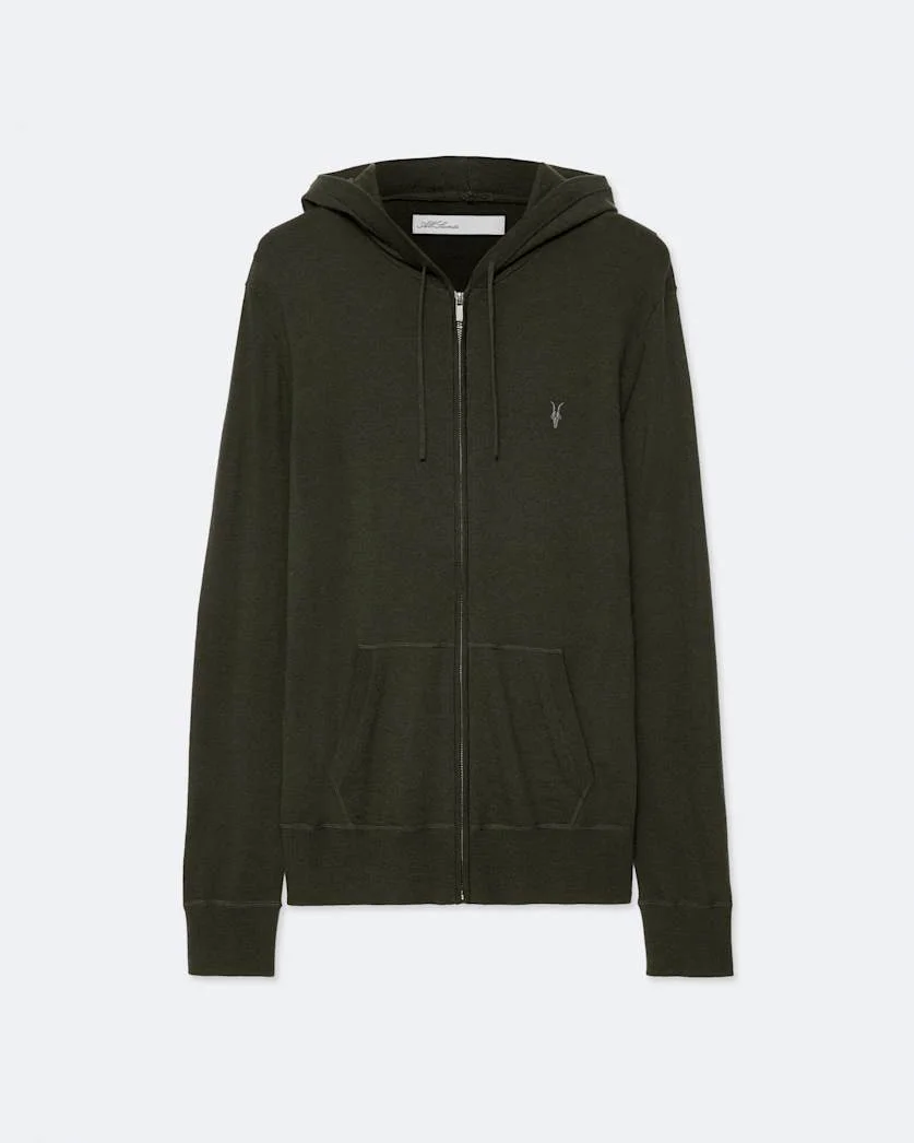 MODE MERINO WOOL ZIP-UP HOODIE - 1