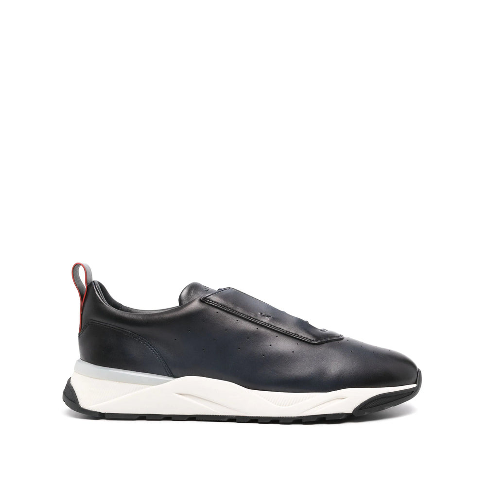 Santoni Blue Trainers - Low-Tops Men - 1