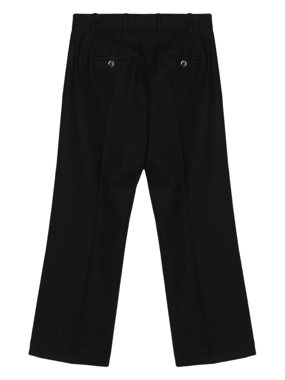 high-waisted flared trousers - 2