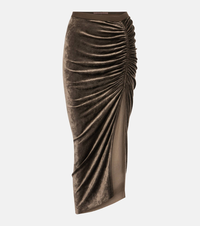 Lilies Svita ruched midi skirt 1