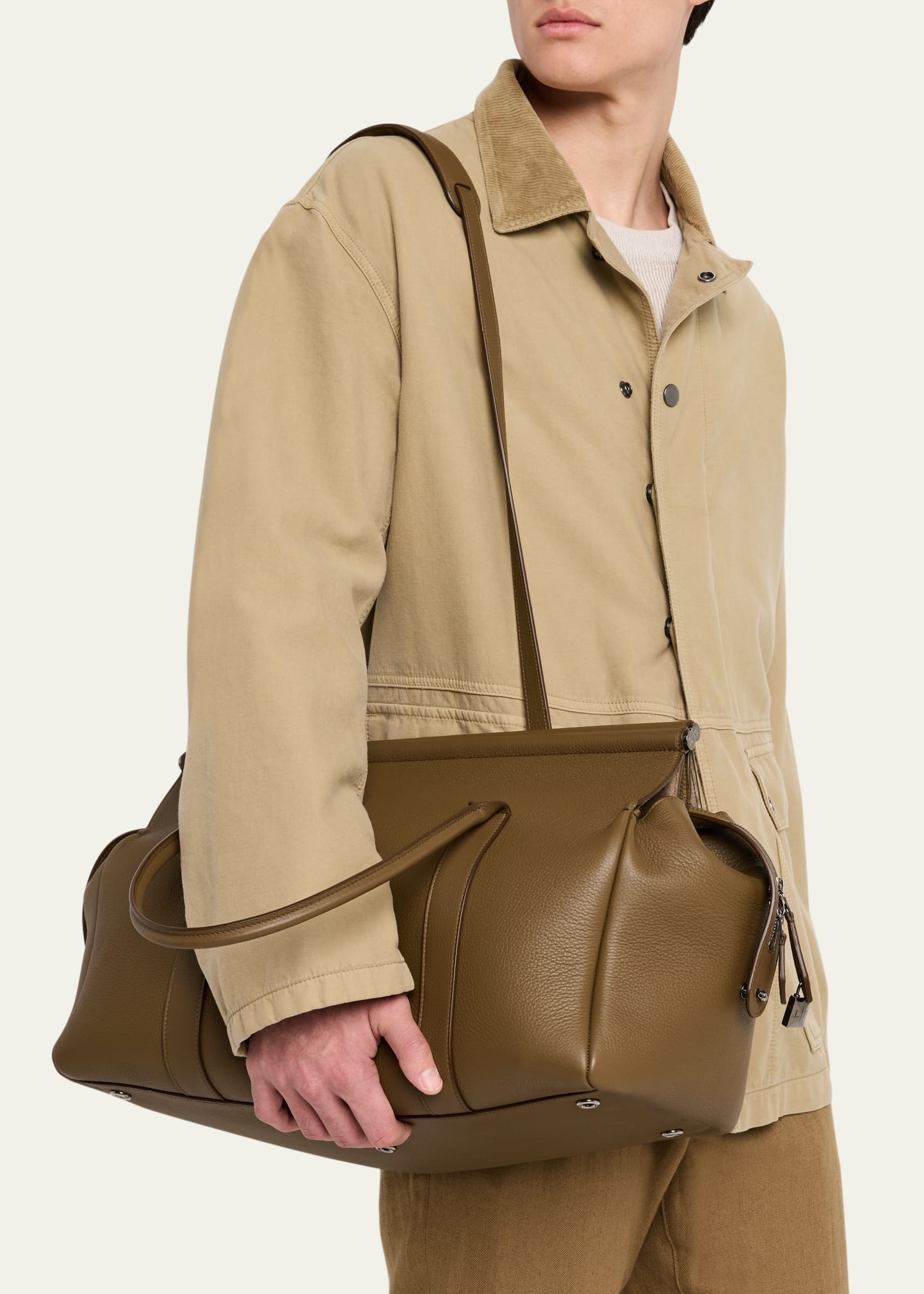 Men's Loom L42 Leather Weekender Bag - 2