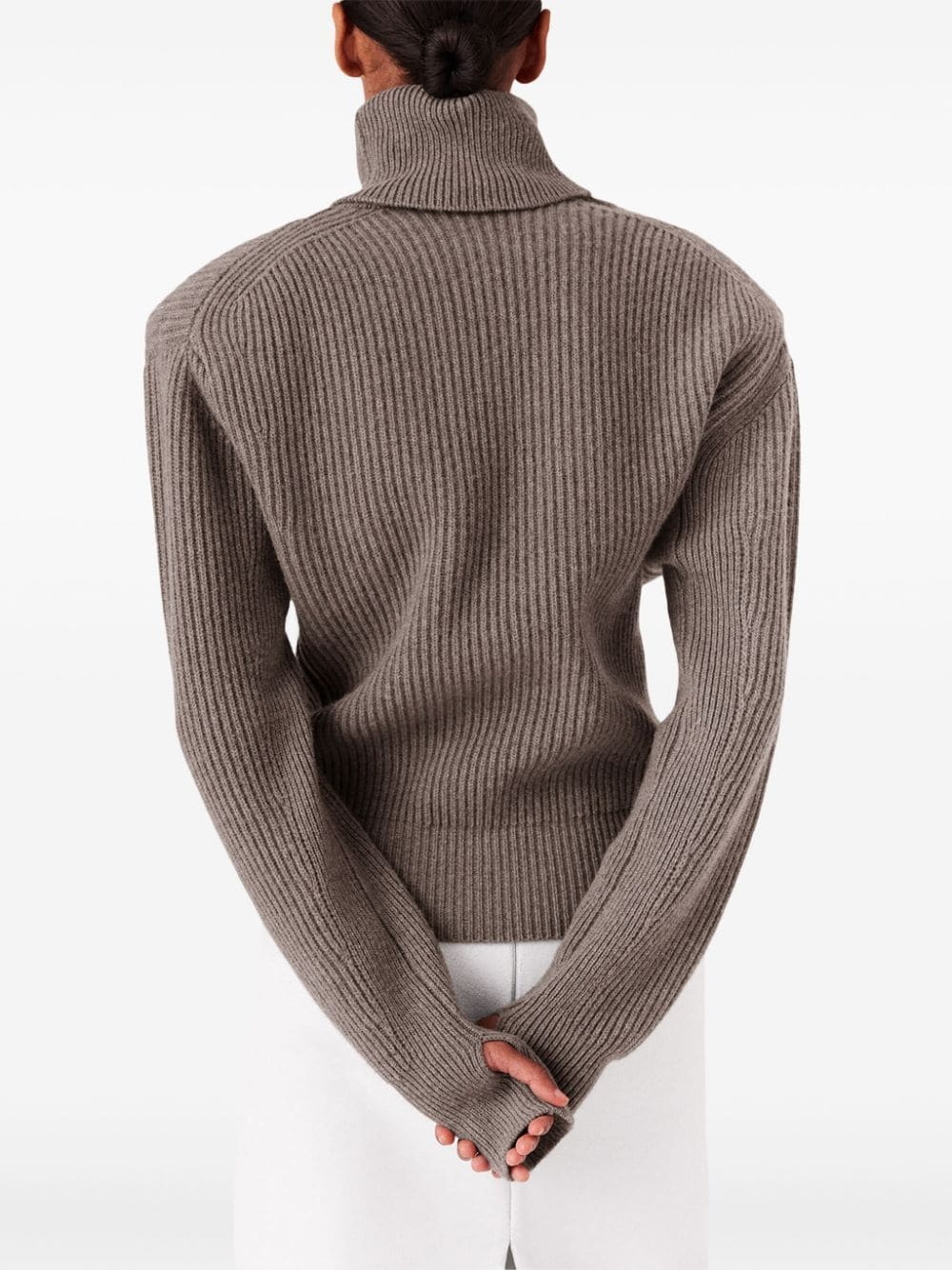long-sleeve turtleneck jumper - 6