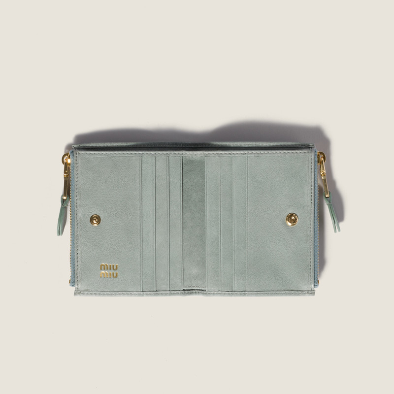 Miu Miu Small nappa leather wallet outlook