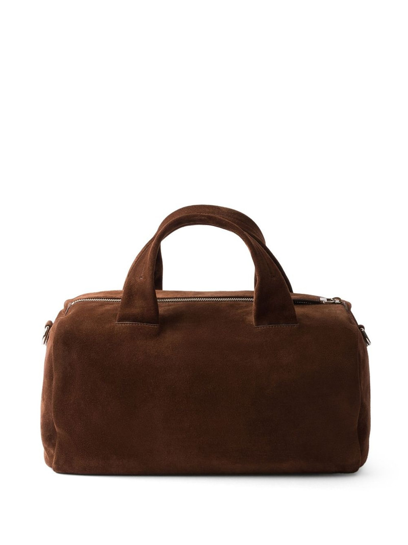 Prada suede duffle bag outlook