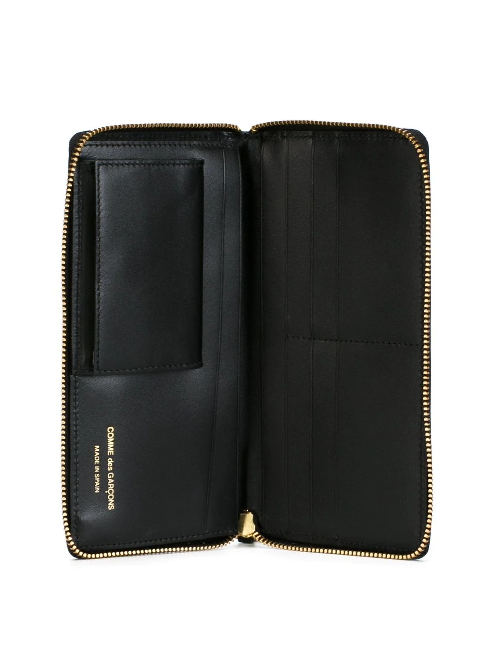 定価3万円 COMME des GARCONS LOGO EMBOSSED Comme Des Garçons logo-embossed leather wallet | REVERSIBLE