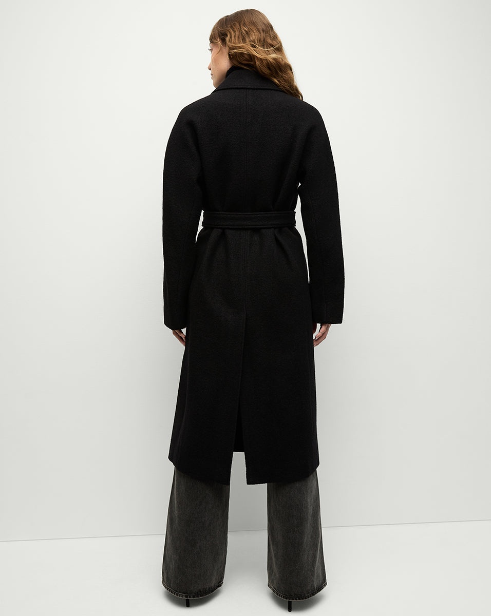 DELLA WOOL DICKEY COAT - 5