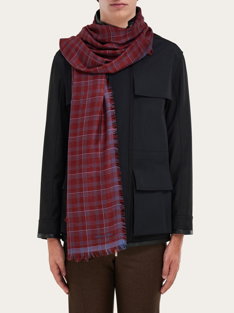 Cashmere and silk scarf 3