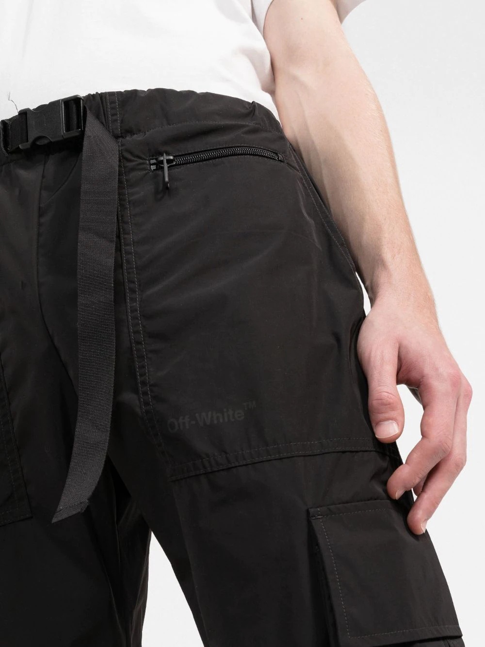 straight-leg cargo trousers - 5