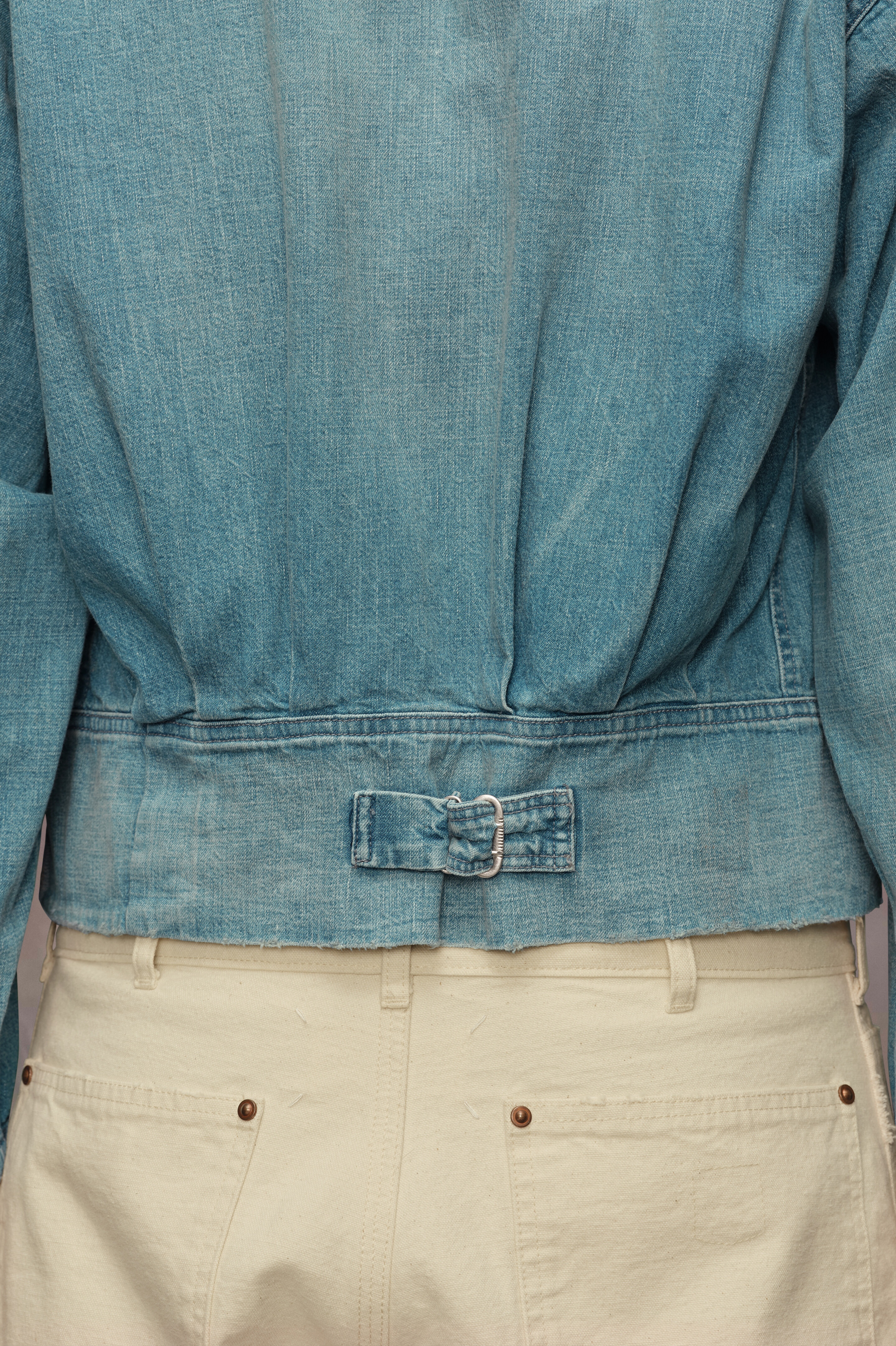 Denim caban jacket - 6