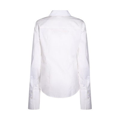Sportmax white cotton oste shirt outlook