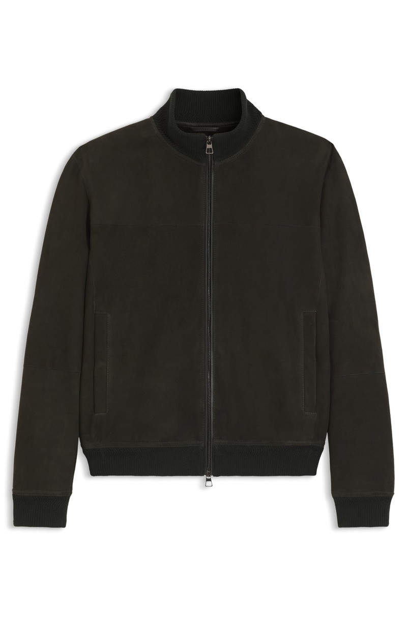 BECKHAM X BOSS SHEARLING JACKET WITH TWO-WAY ZIP 1