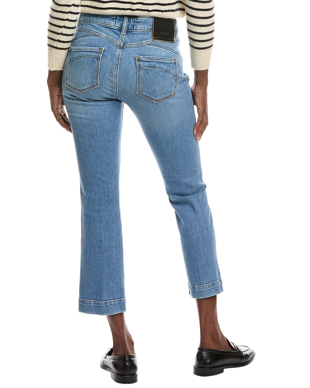 Sportmax Schermo Navy Vintage Mini Flare Jean - 2
