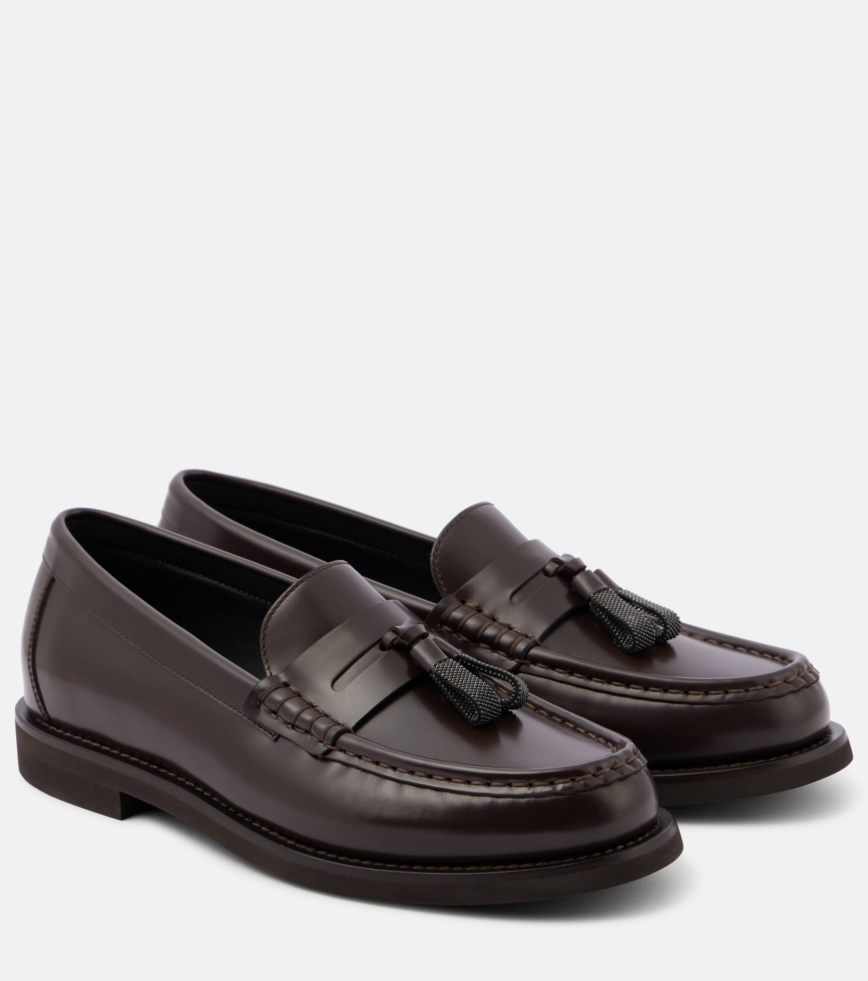 Leather loafers - 1