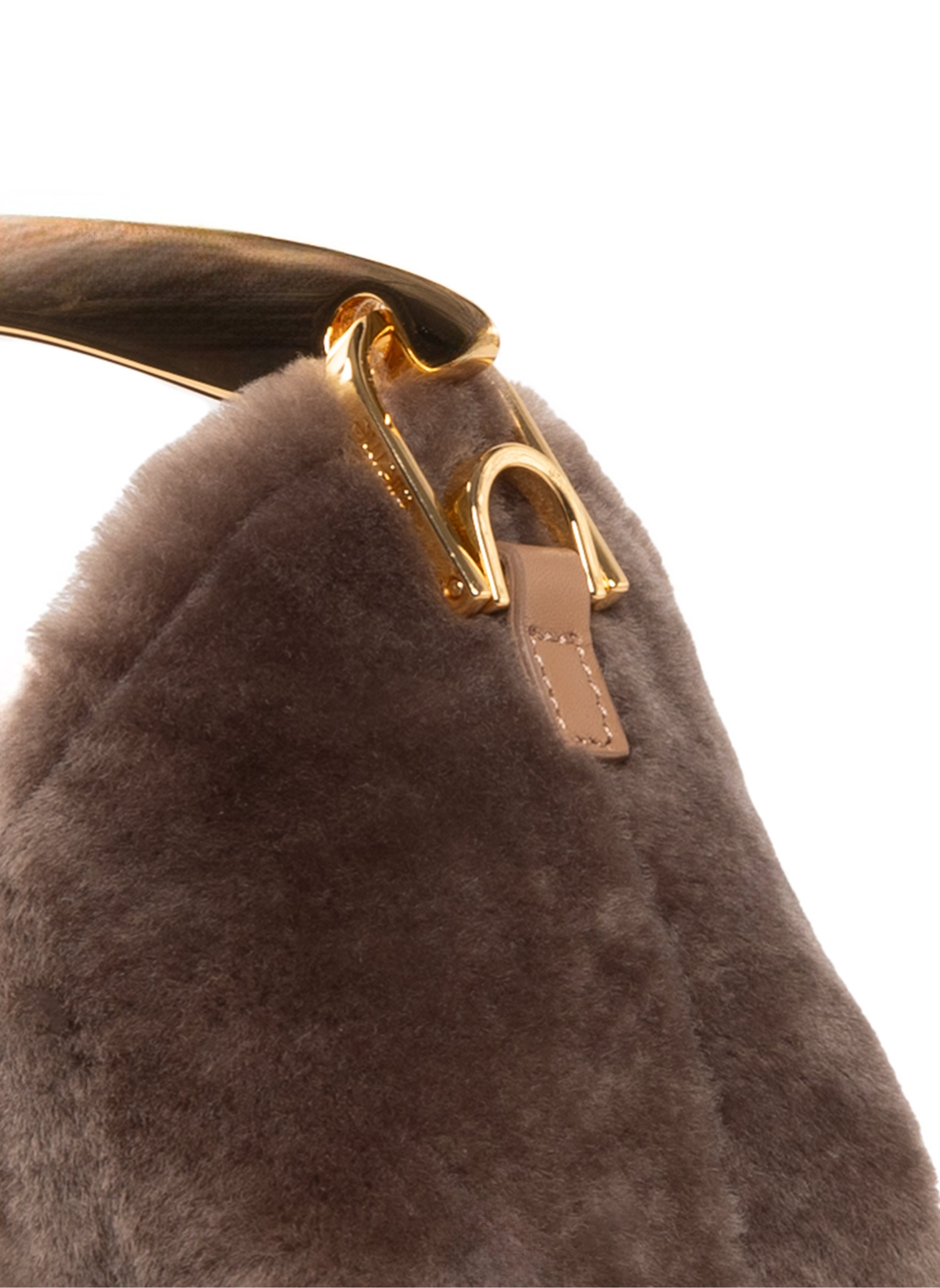 Small Boomerang Shearling Taupe - 5