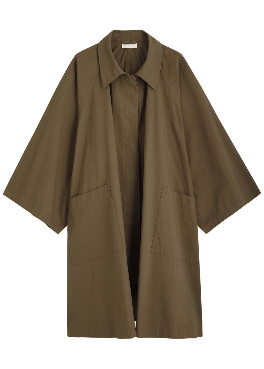 The Row Leins Cotton-poplin Coat - 1