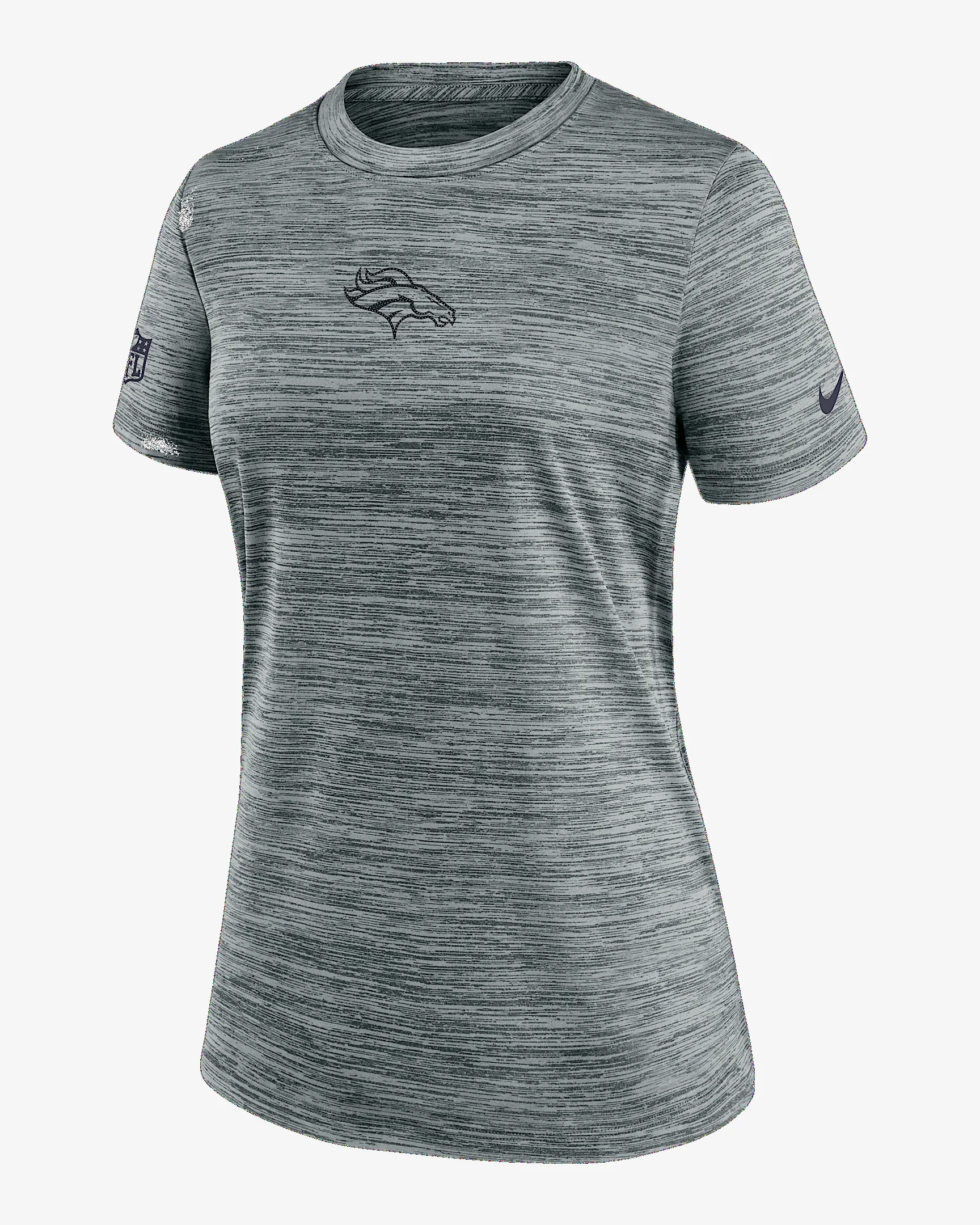 Denver Broncos Sideline Team Issue Velocity Women's Nike Dri-FIT NFL T-Shirt - 1