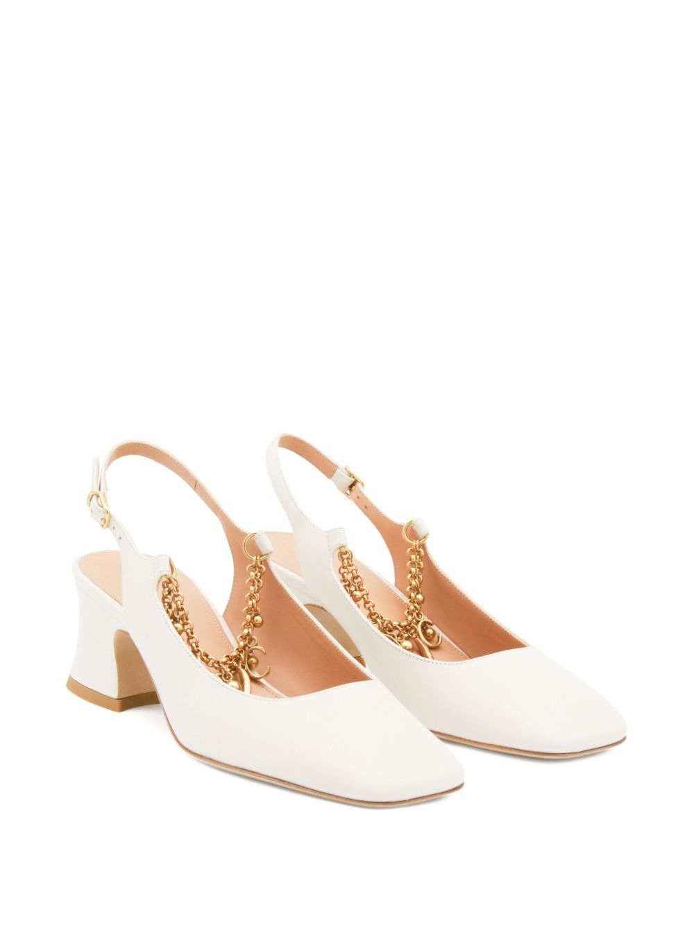 55mm charm-chain pumps - 2