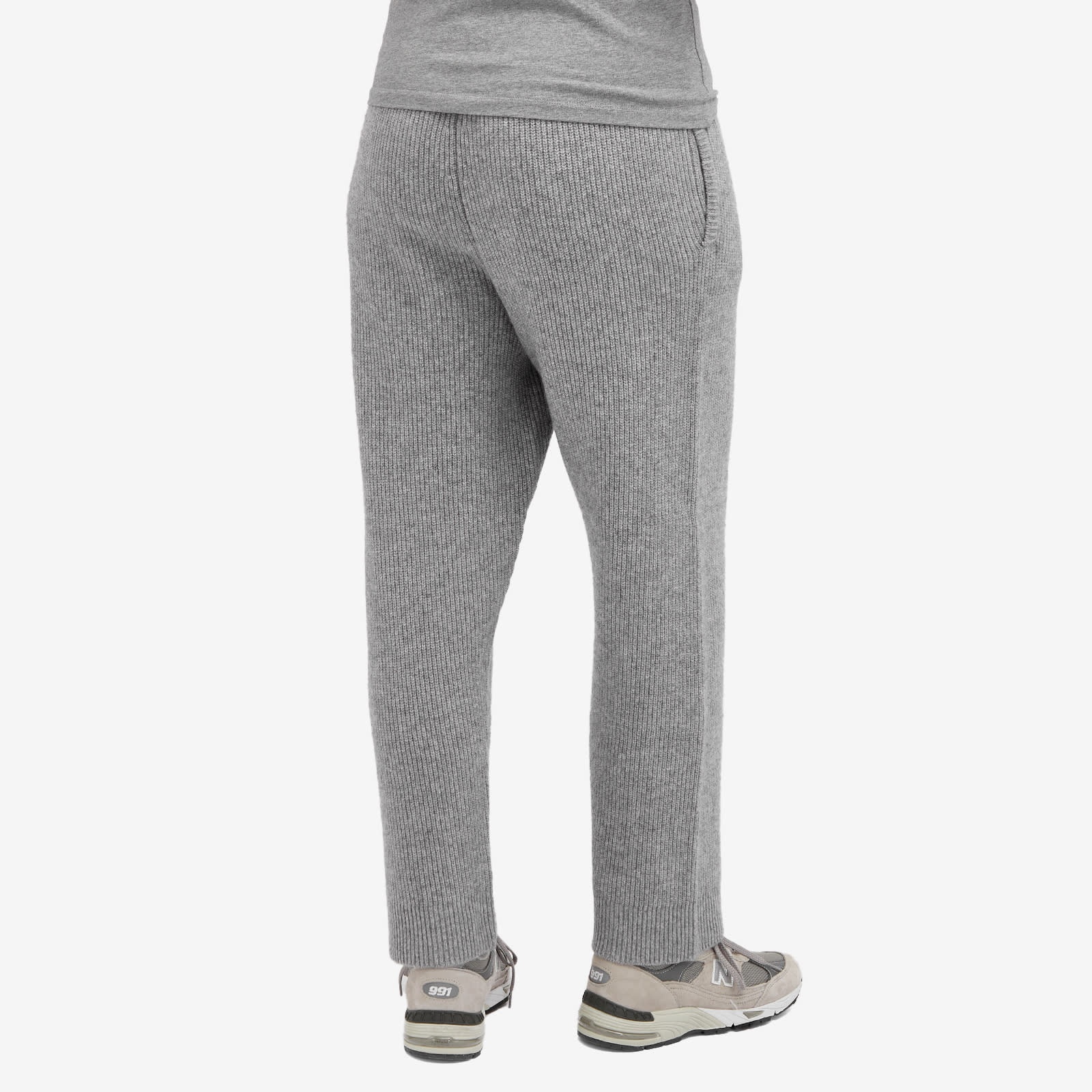 Maison Kitsune Tonal Fox Head Patch Rib Sweatpants - 3