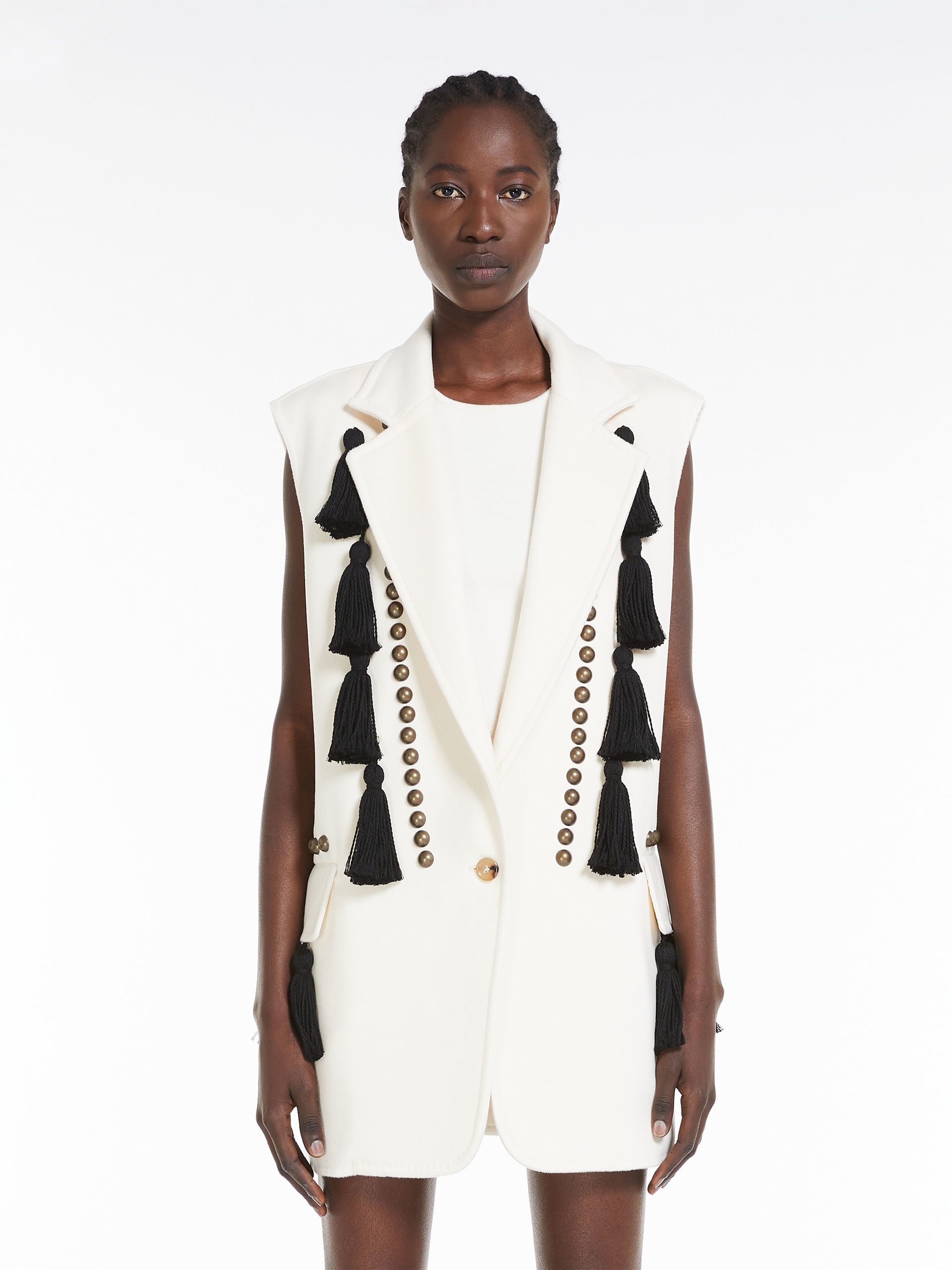 ARCO Wool and cashmere midi gilet - 3