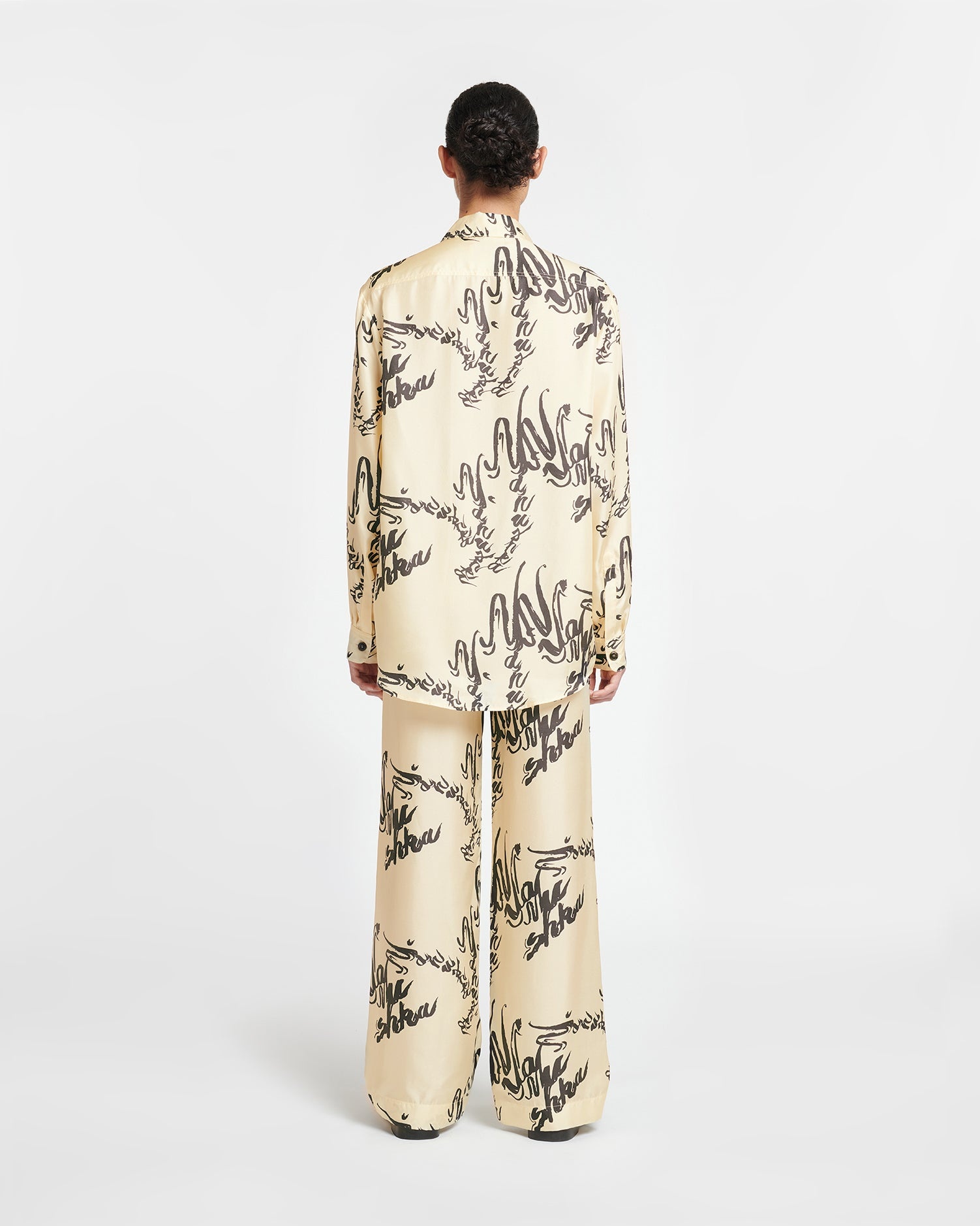 Printed Twill Silk Shirt - 4