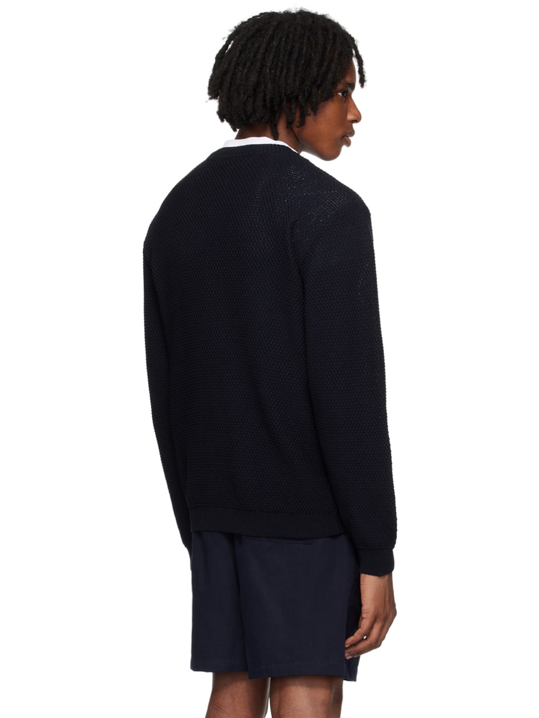 Navy JJJJound Edition Sweater - 3