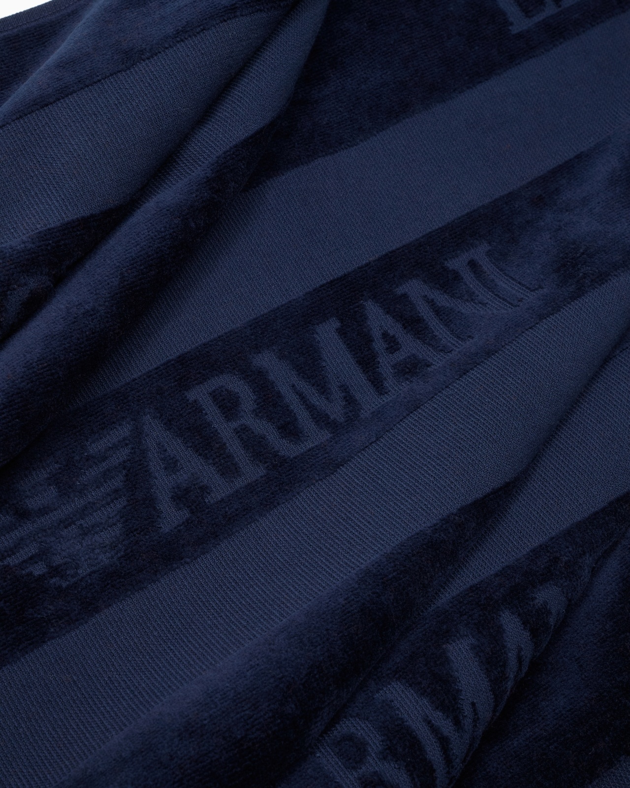 STRIPED TERRY BEACH TOWEL WITH LOGO - 3