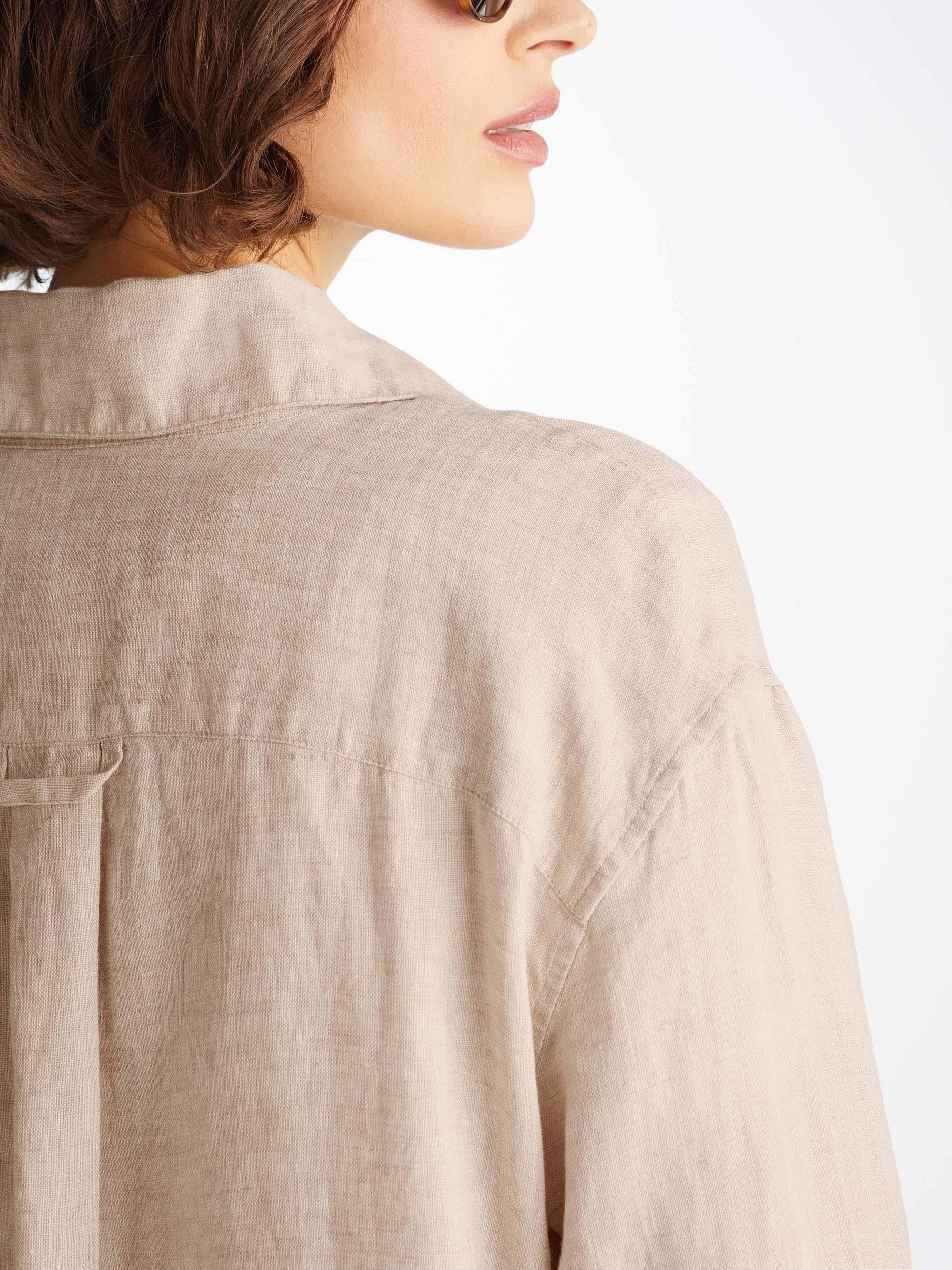 Women's Shirt Sicily Linen Sand - 6