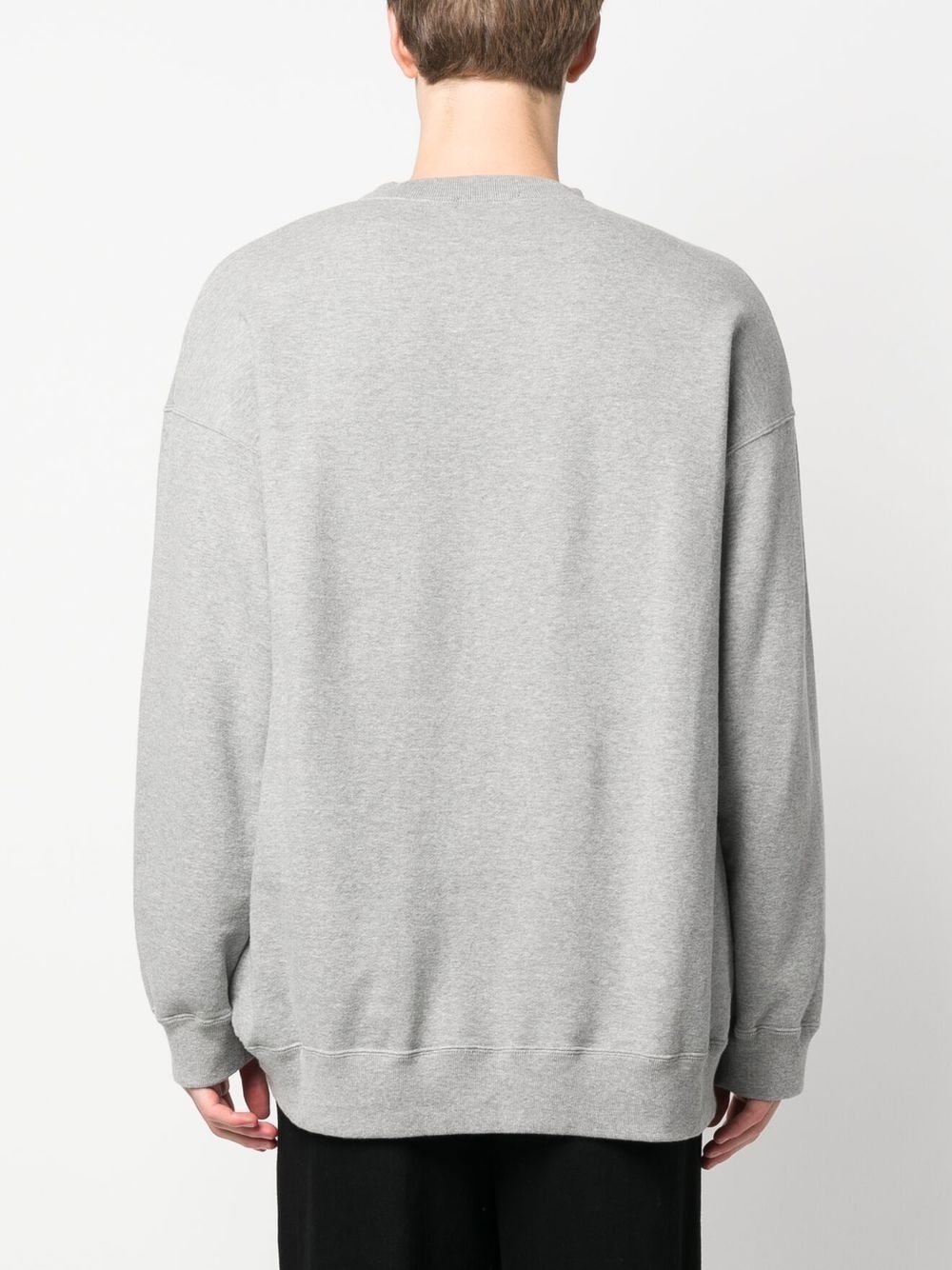 graphic-print crew neck sweatshirt - 4