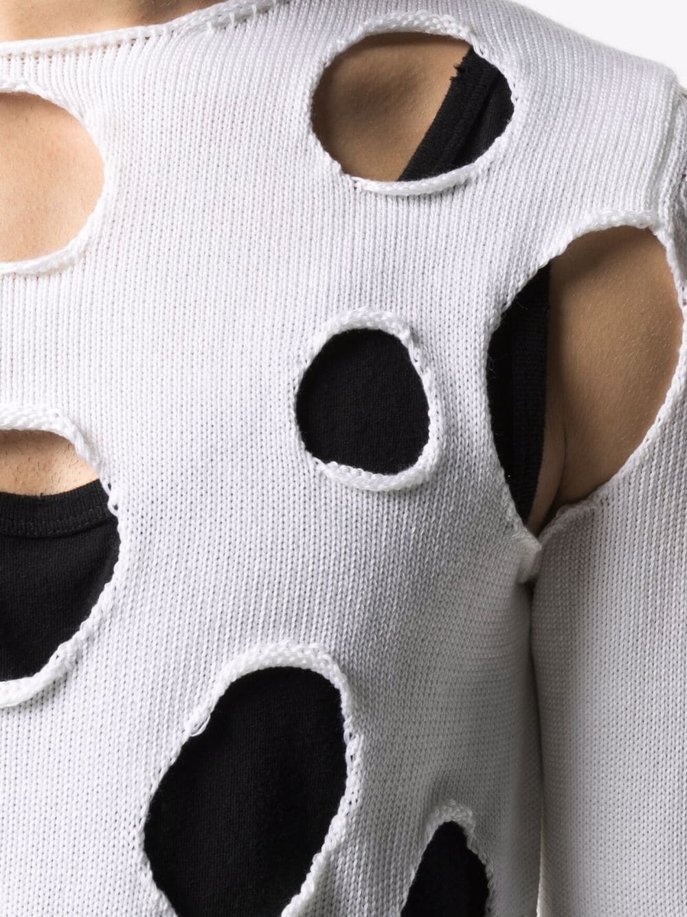 cut-out hole jumper - 6