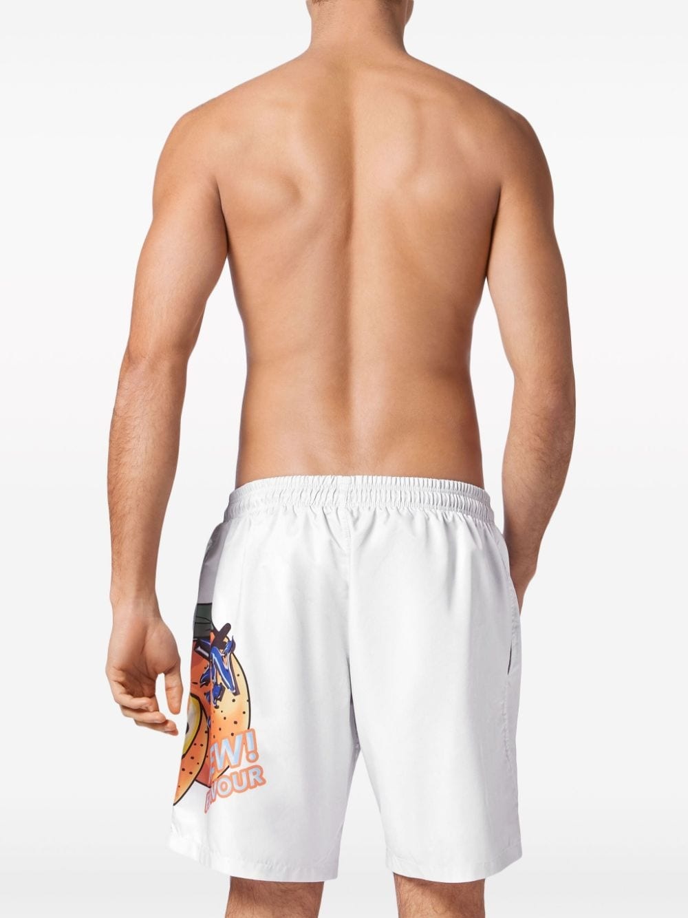 logo-print swim shorts - 4