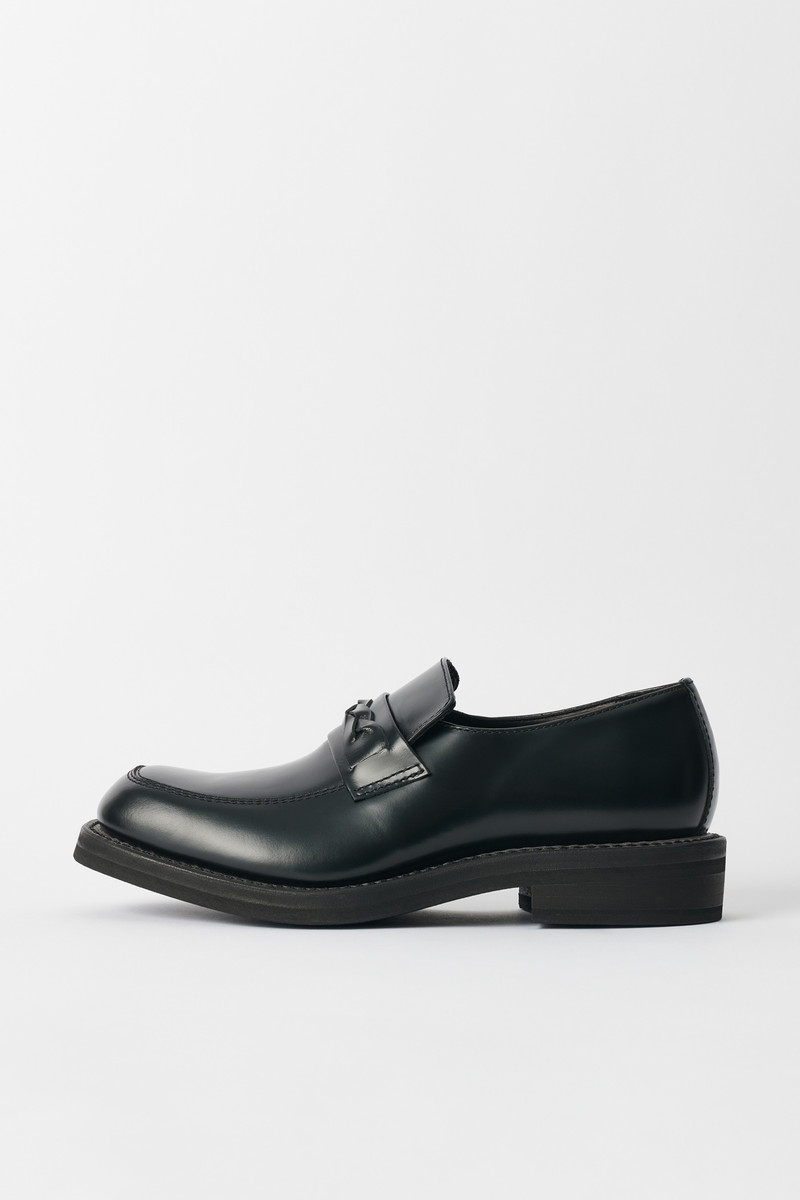 Nakano Shoe Glazed Black Leather - 1