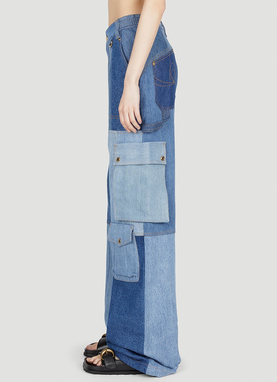 Panel Cargo Jeans - 3